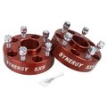 Synergy HUB CENTRIC WHEEL SPACERS PAIR - 5X4.5 - 1.50IN WIDTH, 1/2-20 UNF STUD 4112-5-45-H